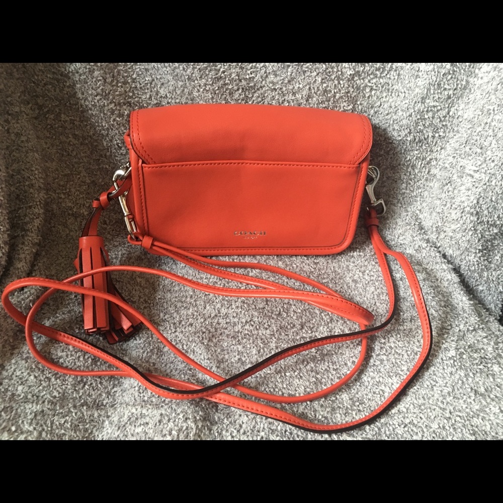 Coach small orange bag - Picture 2 of 4